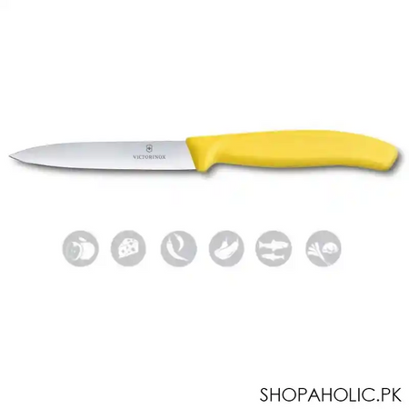 victorinox swiss classic paring knife, 3.9 inches, yellow, 6.7706.l118 image2