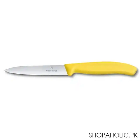 victorinox swiss classic paring knife, 3.9 inches, yellow, 6.7706.l118 main image