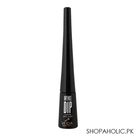 vi'da new york intense dip liquid eyeliner smudge & waterproof, black image2