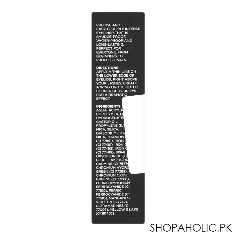 vi'da new york intense dip liquid eyeliner smudge & waterproof, black image4