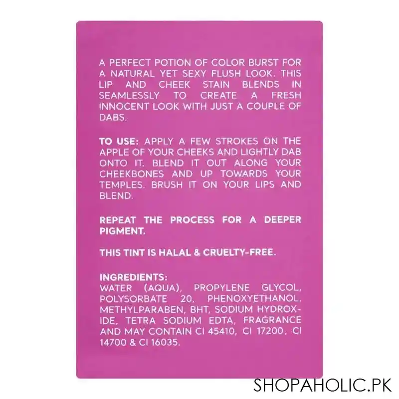 vi'da new york tinterbell lip & cheek, tint orchid image3