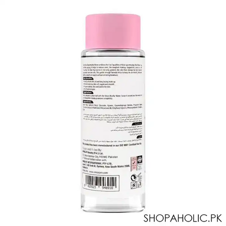 vince 3 in 1 micellar water, all skin types, 160ml image2