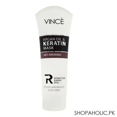 vince anti breakage argan oil & keratin hair mask, 200ml main image