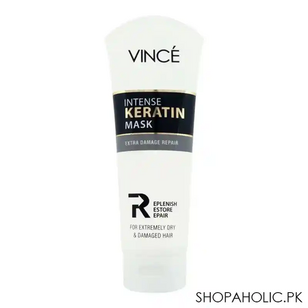vince extra damage repair intense keratin hair mask, 200ml main image