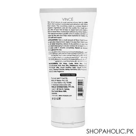 vince foot cream, for all skin types, 50ml image2
