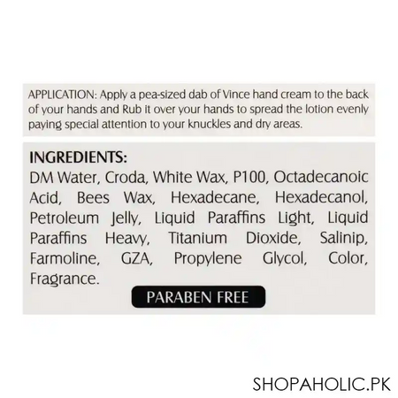 vince hand cream, for all skin types, 50ml image5