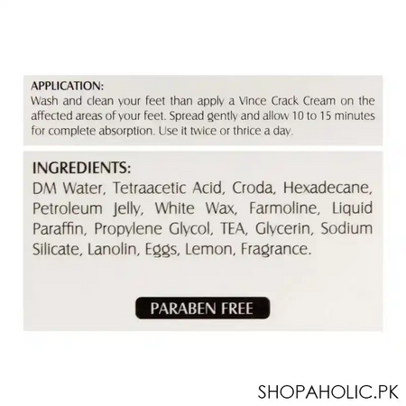 vince heel care crackless cream, for all skin types, 75ml image5