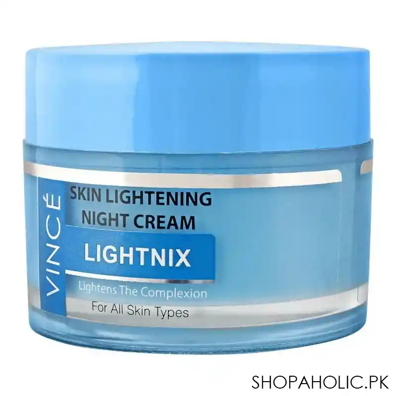 vince lightnix skin lightening night cream, all skin types, 50ml main image