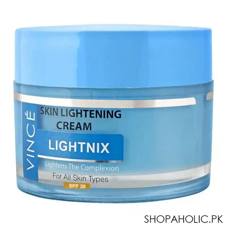 vince lightnix skin lightening spf 20 cream, all skin types, 50ml main image