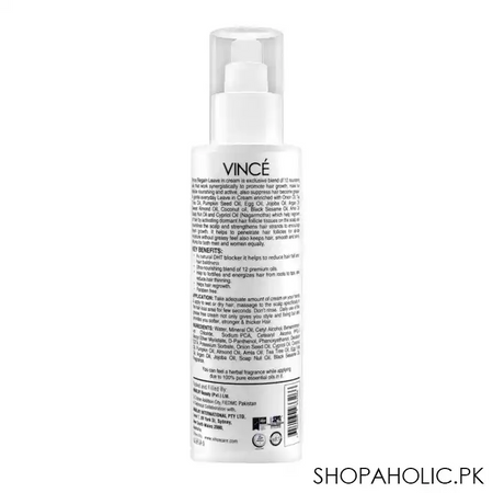 vince re gain 12 oils nourishing leave in hair cream, 80ml image2