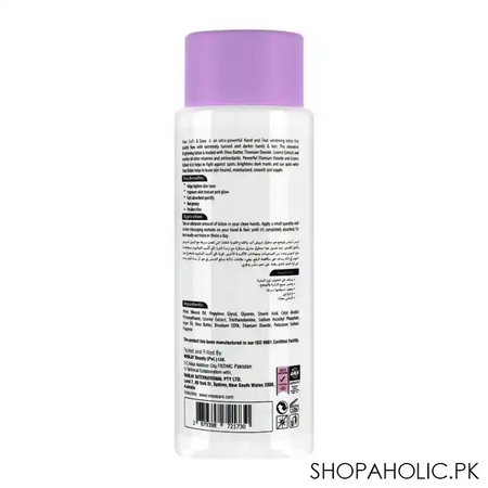vince soft & glow manipedix hand & foot whitening lotion, all skin types, 160ml image2
