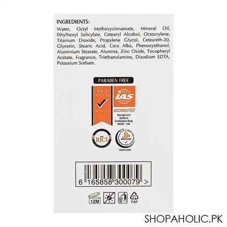 Vince Sun Block UVA & UVB High Protection SPF-50 With Zinc Sun Care, For All Skin Types, 75ml - Image 2