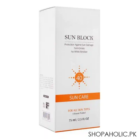 vince suncare spf 40 sun block, all skin types, 75ml image2