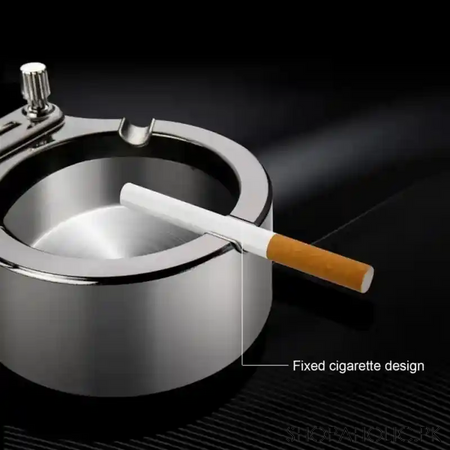 vintage metal ashtray image2