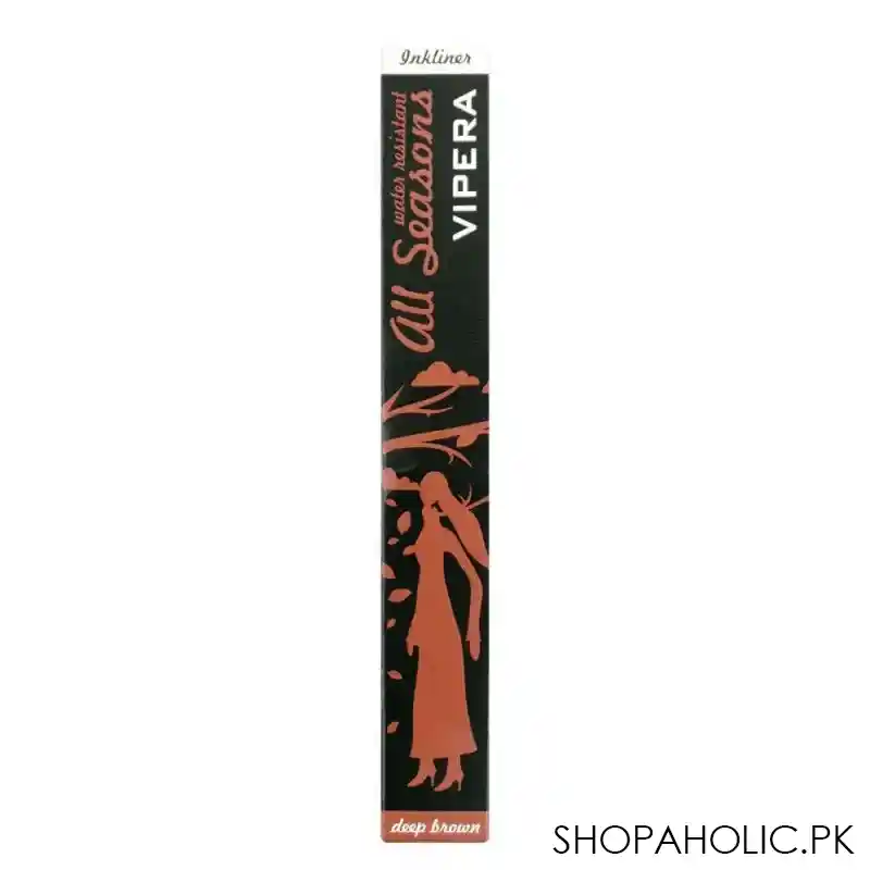 vipera all seasons water resistant eyeliner, brown, 1.5ml image2