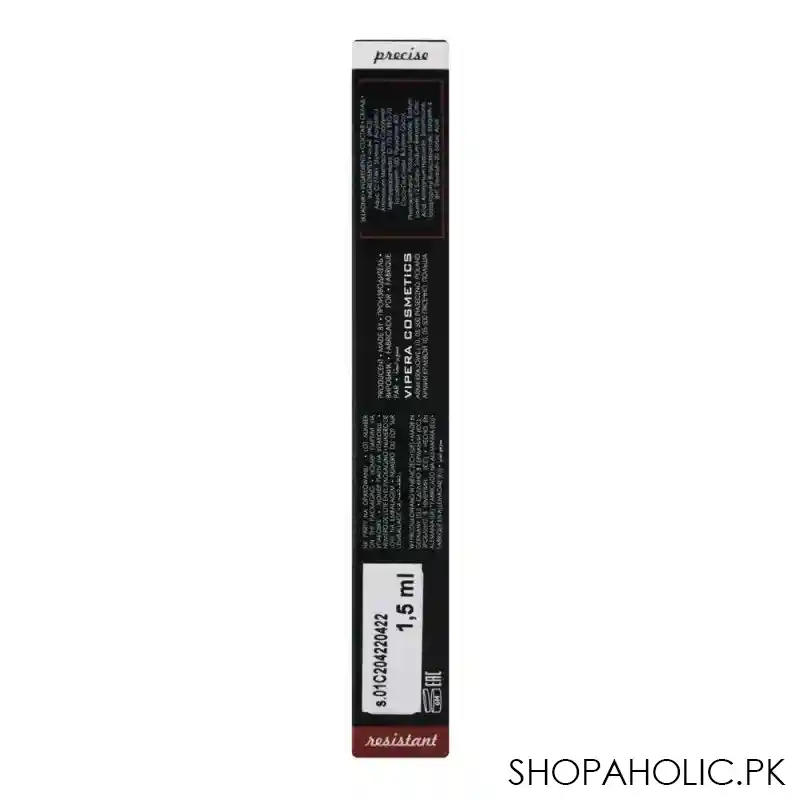 vipera all seasons water resistant eyeliner, brown, 1.5ml image3