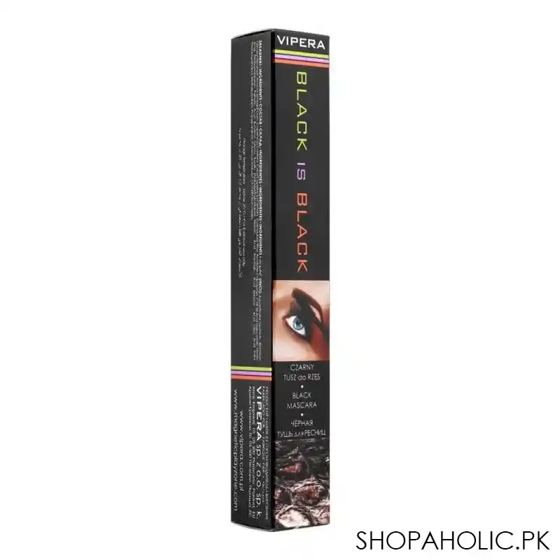 vipera black is black spider voluminator mascara, black image3