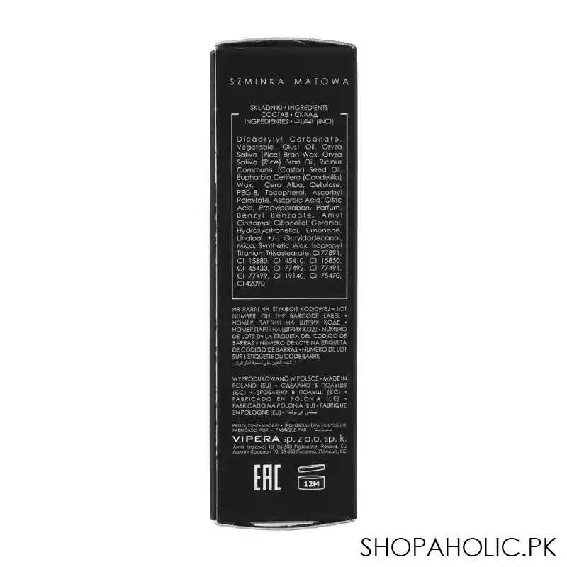 vipera elite matt lipstick, 101 sun beam image5