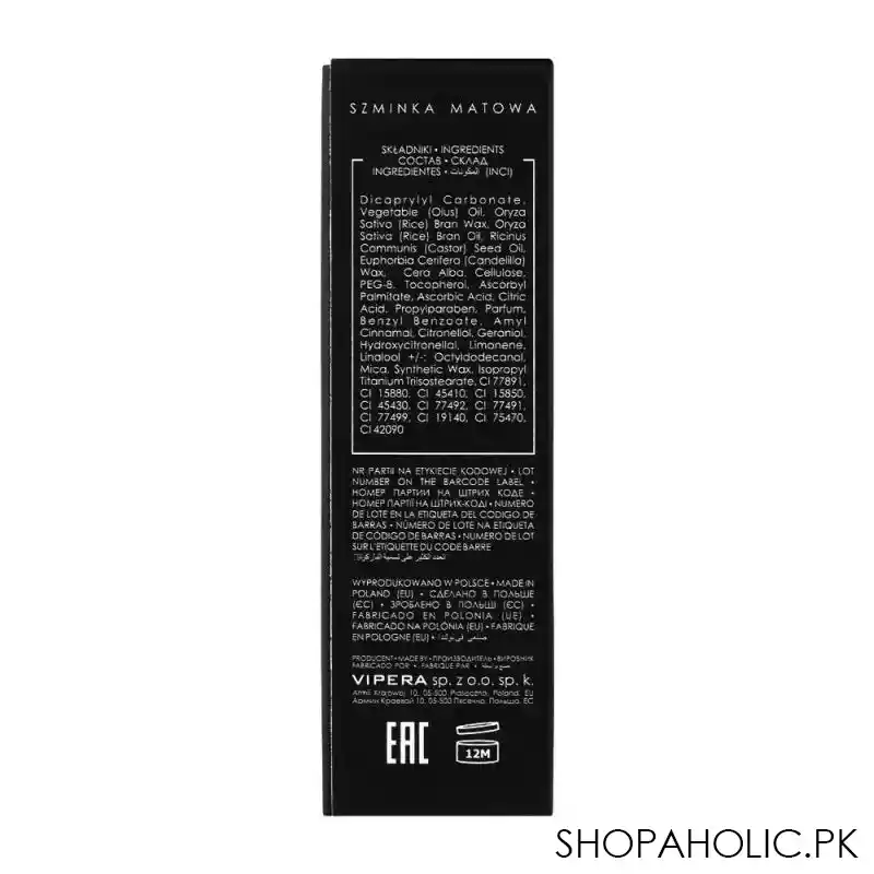 vipera elite matt lipstick, 107 red rock image5