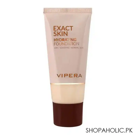 vipera exact skin hydrating foundation dry/sensitive/normal skin, 01 ecru main image