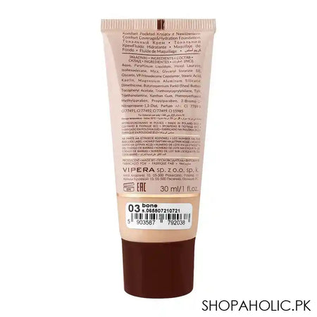 Vipera Exact Skin Hydrating Foundation Dry/Sensitive/Normal Skin, 03 Bone - Image 3