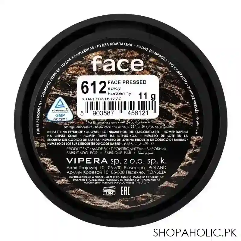 vipera face pressed powder, 612 spicy image5