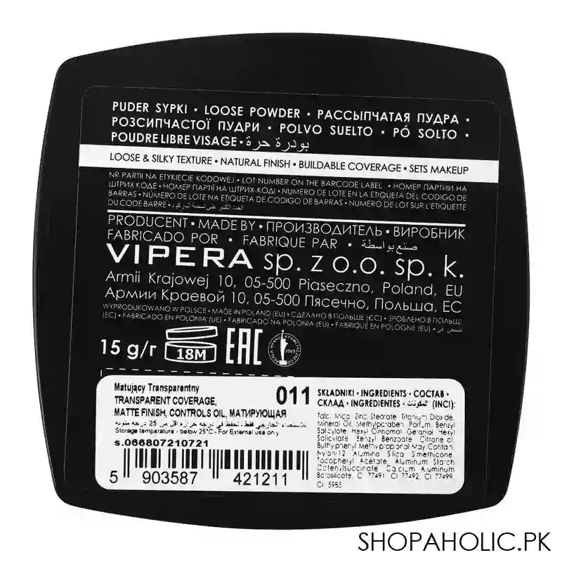 Vipera Face Professional Loose Powder, 011 - Image 7