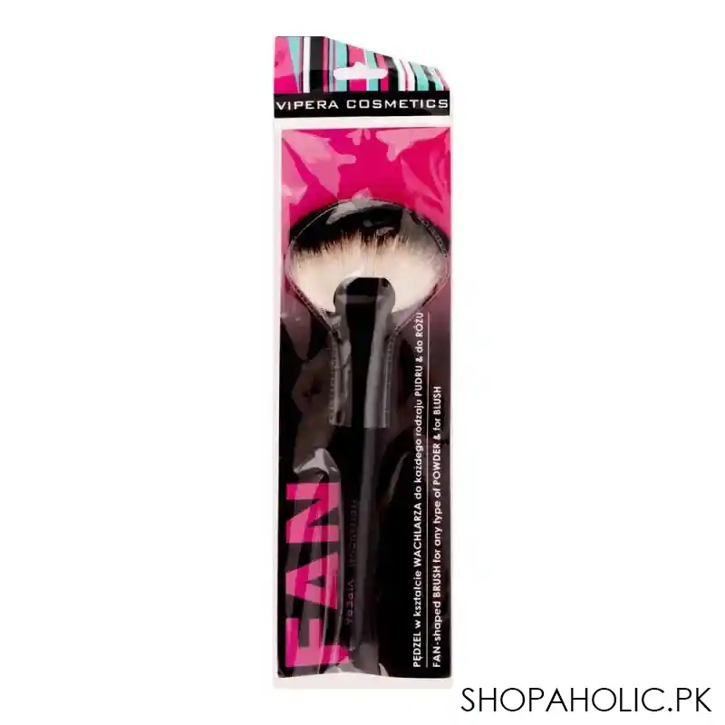 vipera fan shaped powder & blush brush image2
