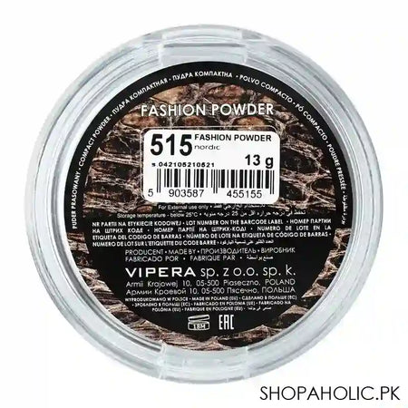 Vipera Fashion Compact Powder, 515 Nordic - Image 2