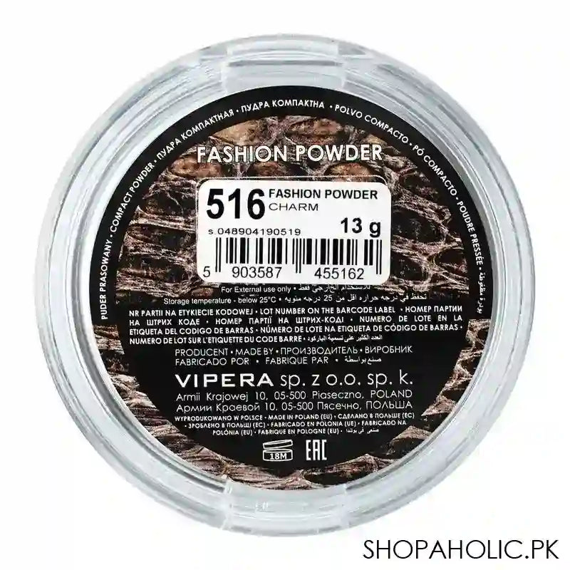 Vipera Fashion Compact Powder, 516 Charm - Image 6