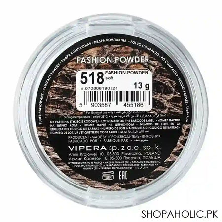 Vipera Fashion Compact Powder, 518 Soft - Image 3