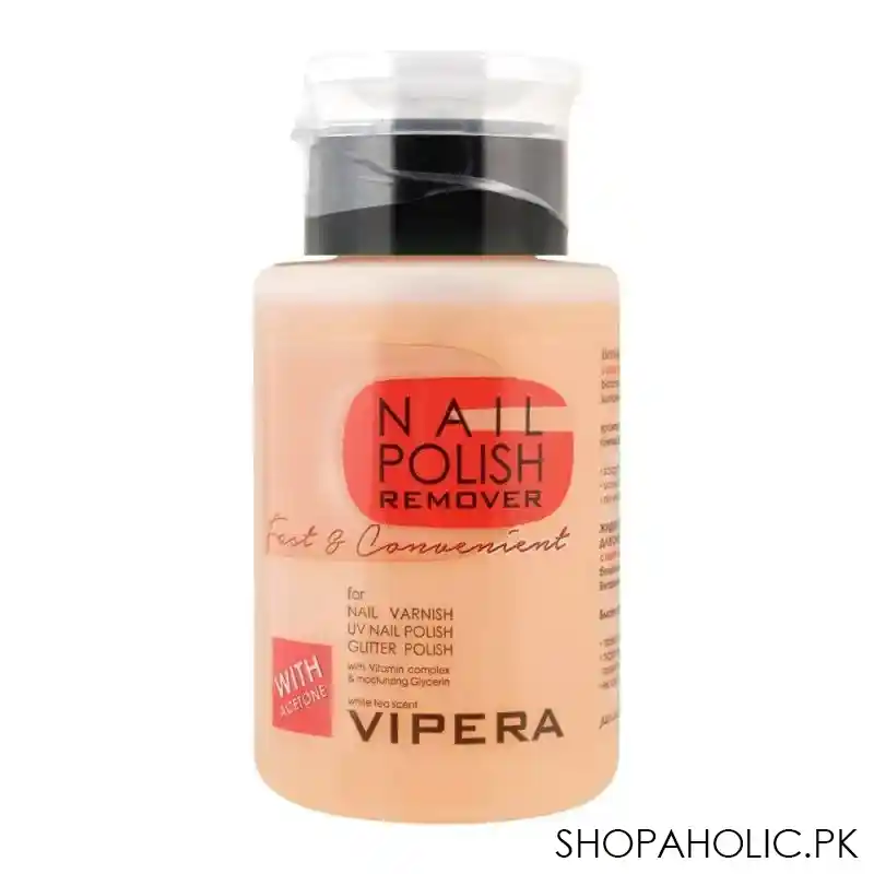 vipera fast & convenient nail polish remover, 175ml main image