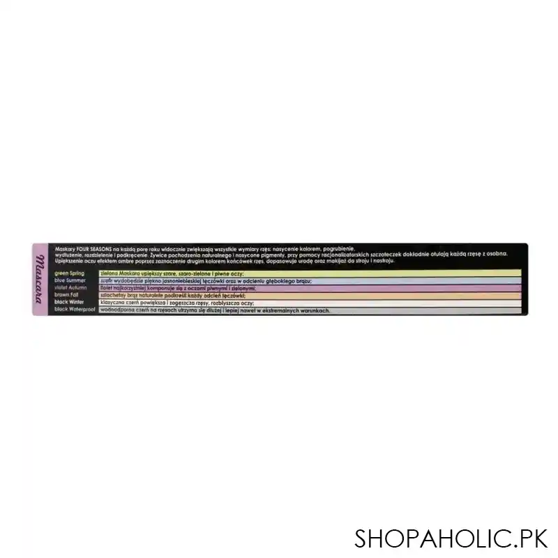 vipera four seasons waterproof mascara, black image4