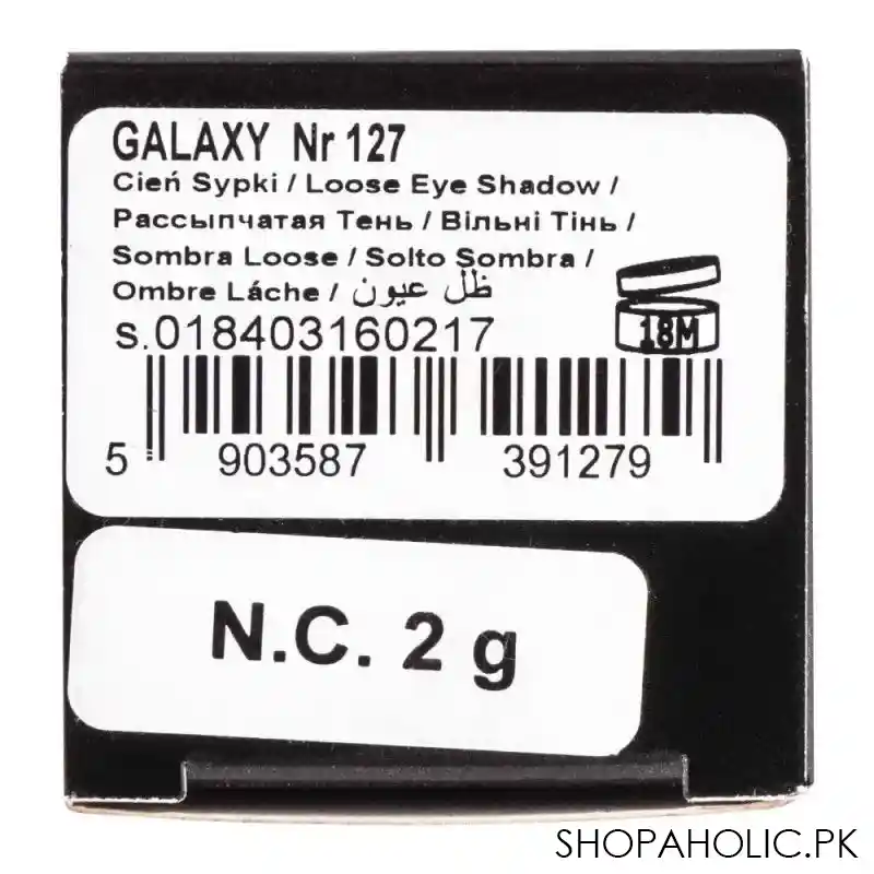 vipera galaxy glitter eye shadow, nr 127 image4