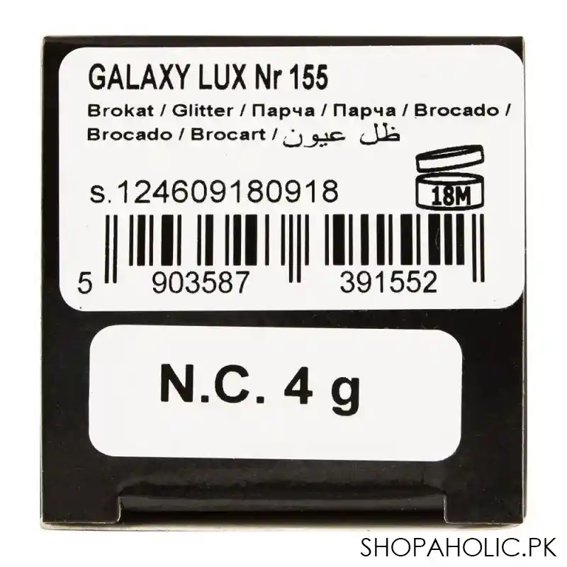 vipera galaxy luxury glitter eyeshadow, nr 155 image3