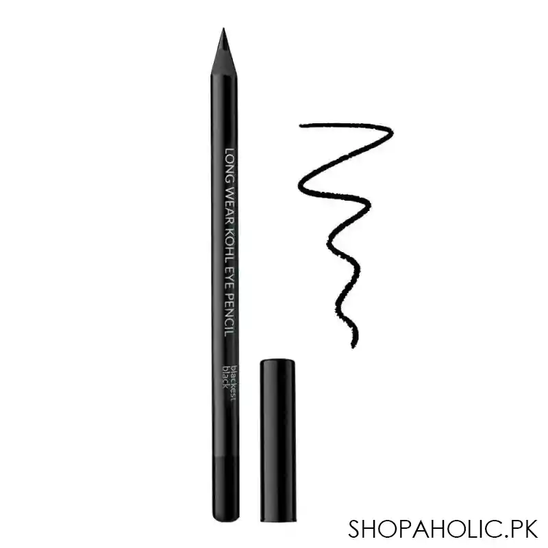 vipera long wear kohl eye pencil blackest, black main image