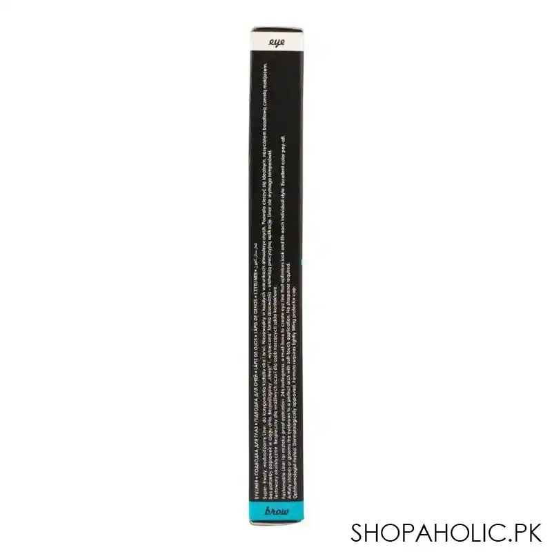 vipera long wearing color waterproof eye & brow liner black basalt image5