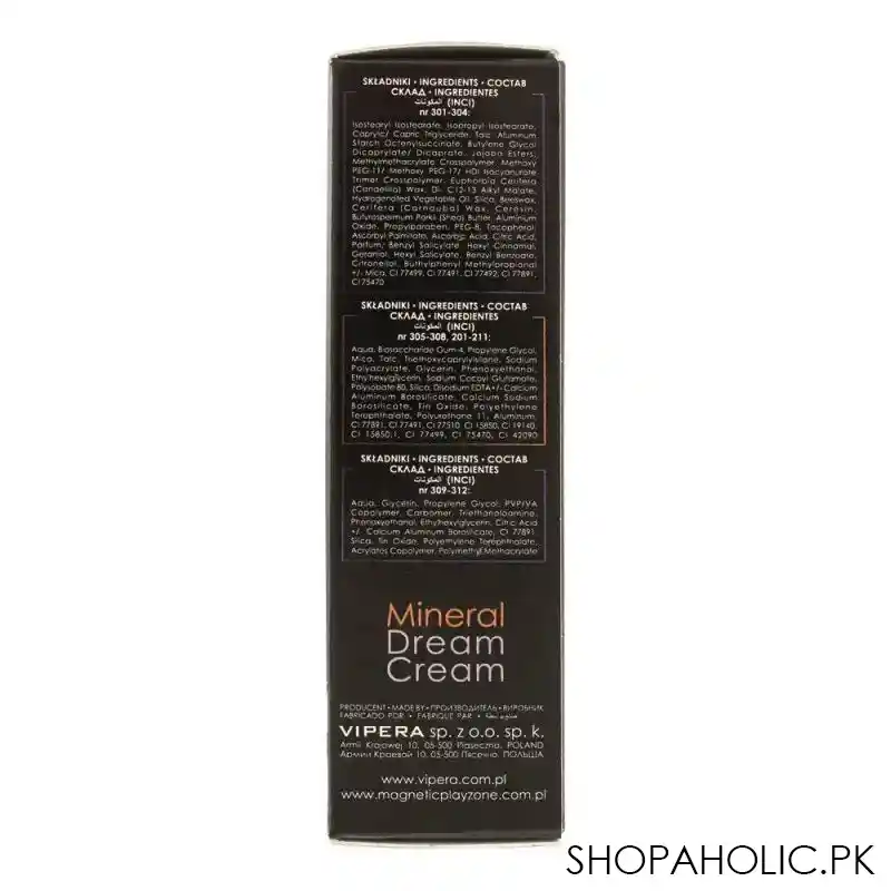 vipera mineral dream cream eyeshadow & base, 209 cherry bark image4