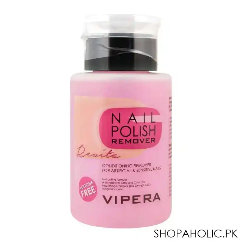 vipera revita nail polish remover, 175ml main image