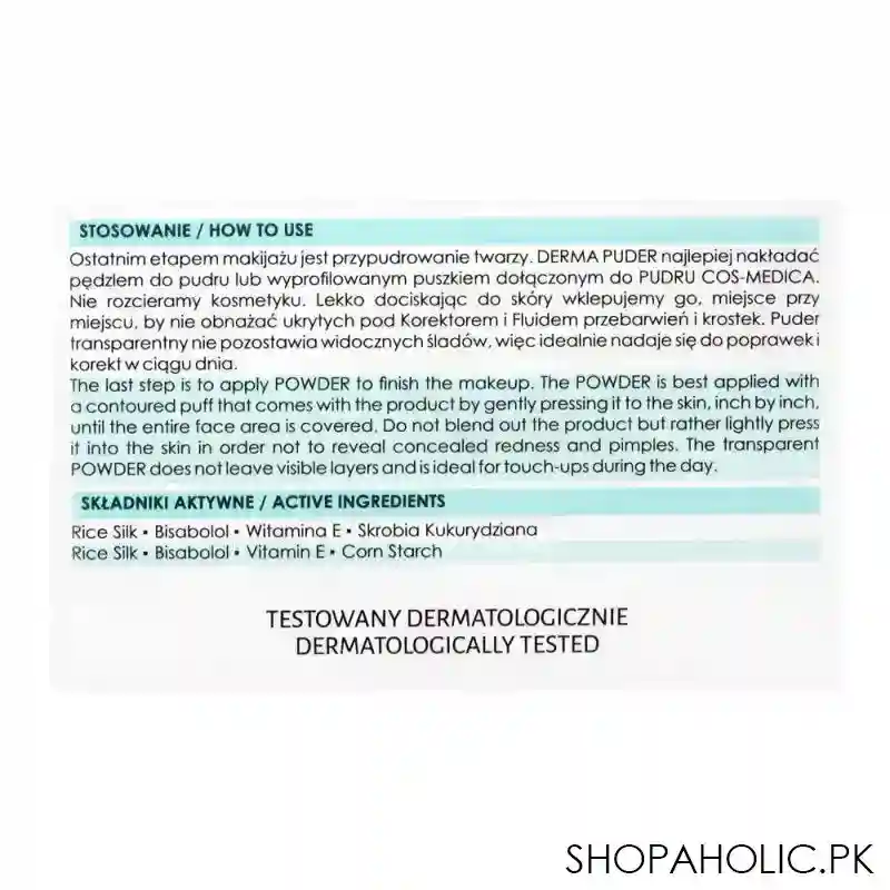 vipera rice matt derma powder acne prone skin image2