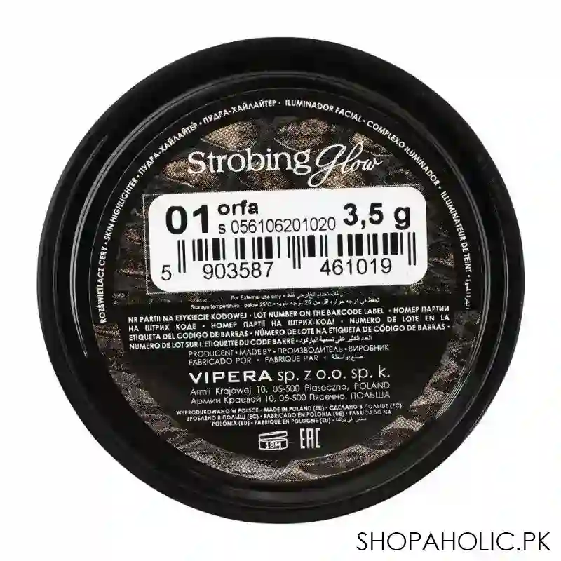 vipera strobing glow highlighter, 01 orfa image3