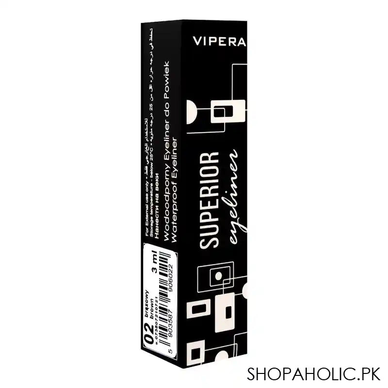 Vipera Superior Eyeliner, 02 Brown - Image 3