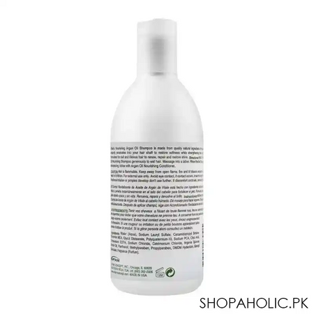 vitale argan oil renew & nourish nourishing shampoo, for damaged hair, 335ml image2