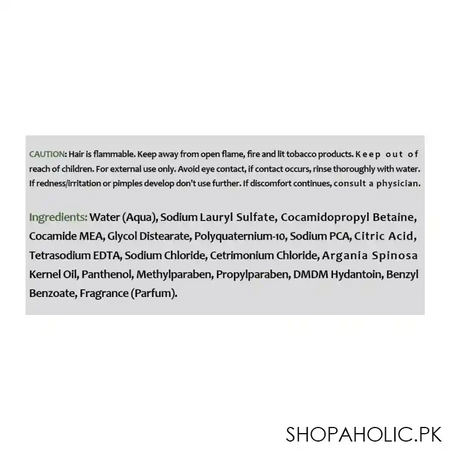 vitale argan oil renew & nourish nourishing shampoo, for damaged hair, 335ml image3