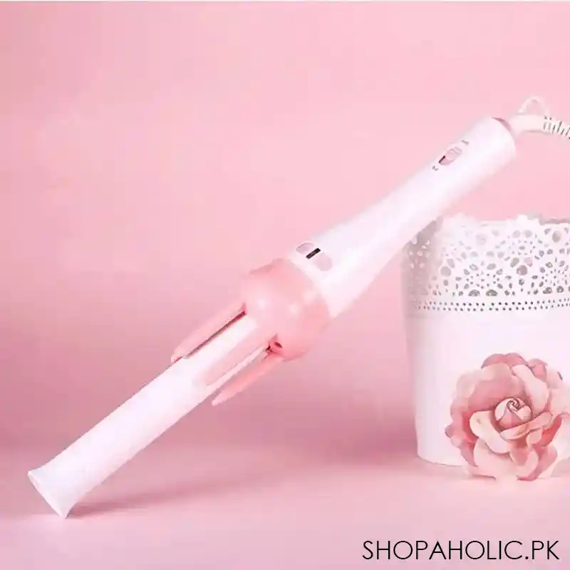 vivid and vogue automatic hair curler and rotating hair styling wand image3