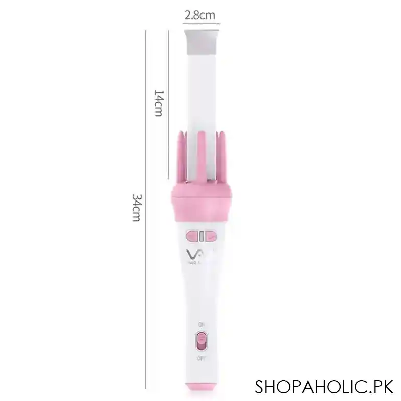 vivid and vogue automatic hair curler and rotating hair styling wand image7