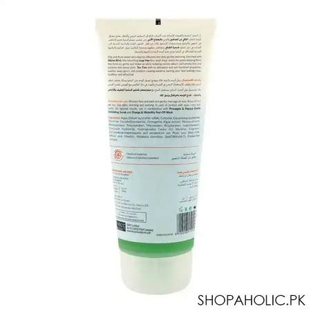 vlcc natural sciences alpine mint & tea tree gentle refreshing face wash 150ml image2