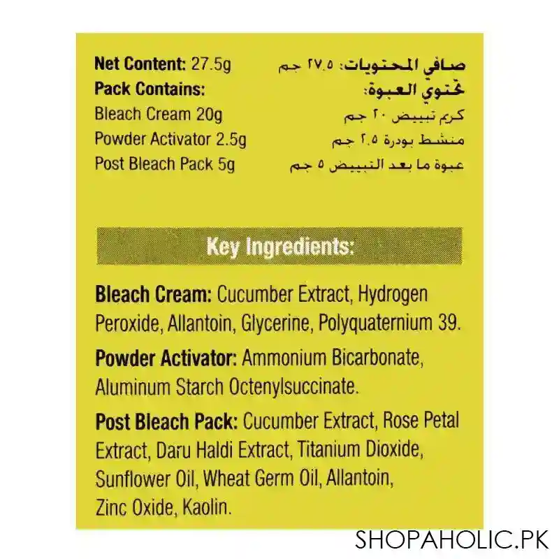vlcc natural sciences insta glow herbal bleach 27g image4