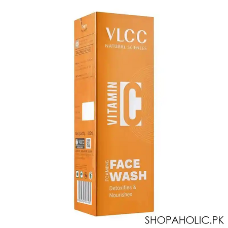 vlcc natural sciences vitamin c detoxifies & nourishes foaming face wash, 100ml image2