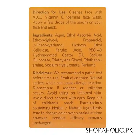 vlcc natural sciences vitamin c glow boost serum, 30ml image3